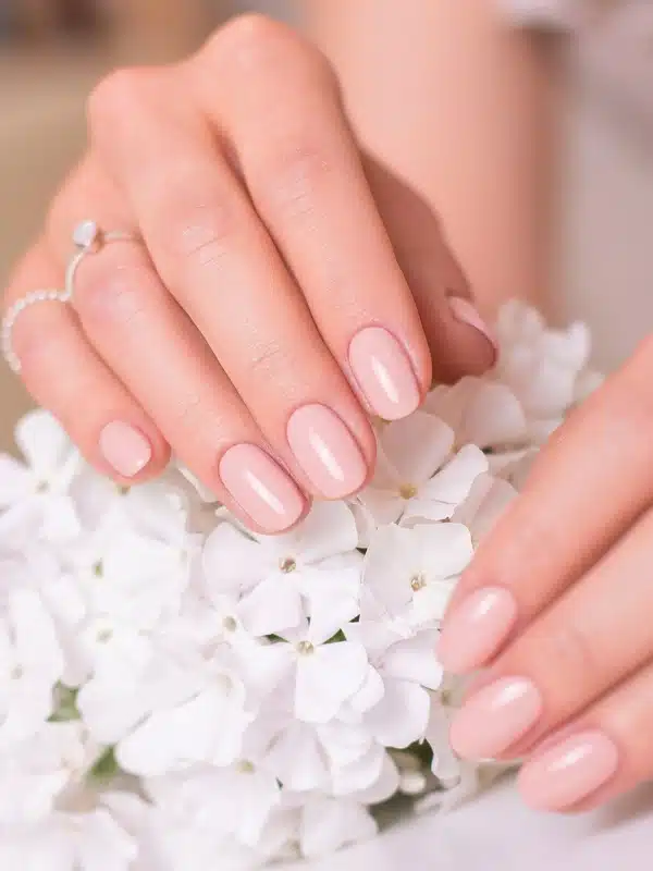 Nude Νύχια - 20 Σχέδια Μανικιούρ nude nails manicure 14
