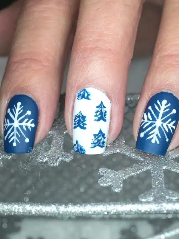 Νύχια Χειμώνας 50 Σχέδια 2024-2025 nuxia xeimonas sxedia 24