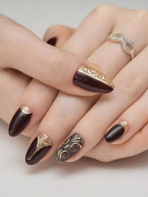 Νύχια Χειμώνας 50 Σχέδια 2024-2025 nuxia xeimonas sxedia 33