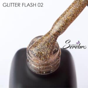 Serebro Ημιμόνιμο Βερνίκι Reflective Νο2 Glitter Flash 11ml