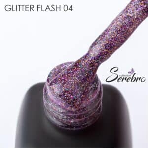 Serebro Ημιμόνιμο Βερνίκι Reflective Νο4 Glitter Flash 11ml