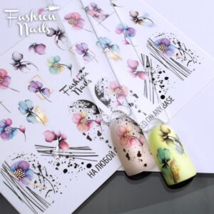 Serebro Slider Design Fashion Nails Foil M282