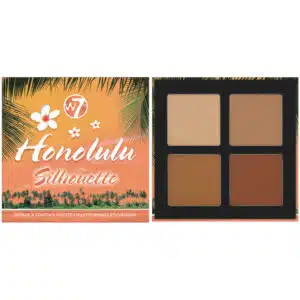 W7 Honolulu Silhouette Bronze & Contour Palette 18g