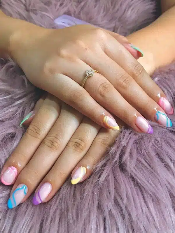 Nail Art 20 Σχέδια & Τι θα χρειαστείς nail art polixrwma sxedia min