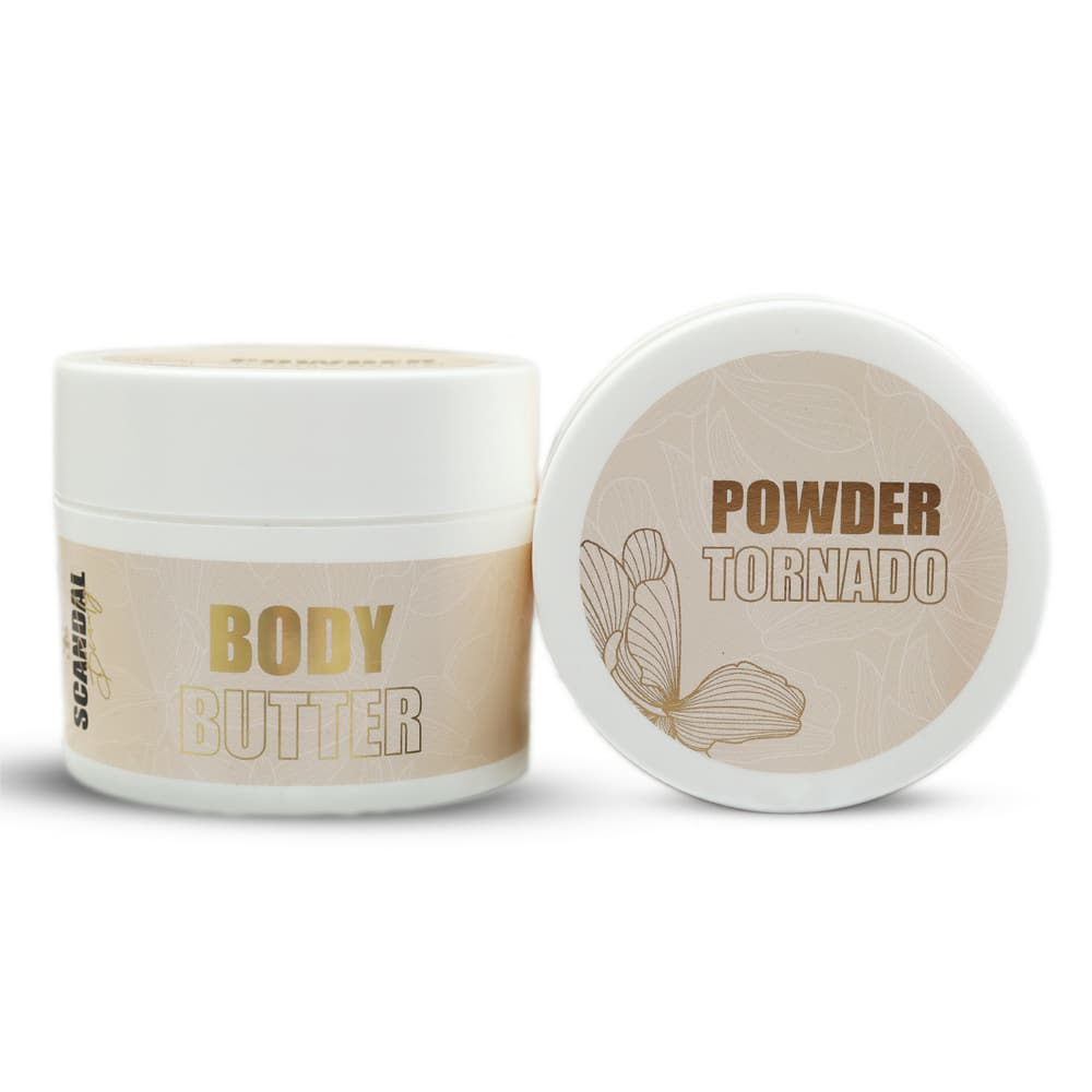 Scandal beauty POWDER TORNADO moisturizing body butter with powder scent 200ML