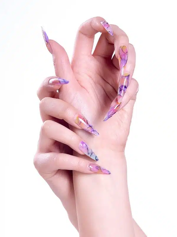 Μωβ Νύχια 50 Σχέδια Makria mytera nyxia mwb sxedia min