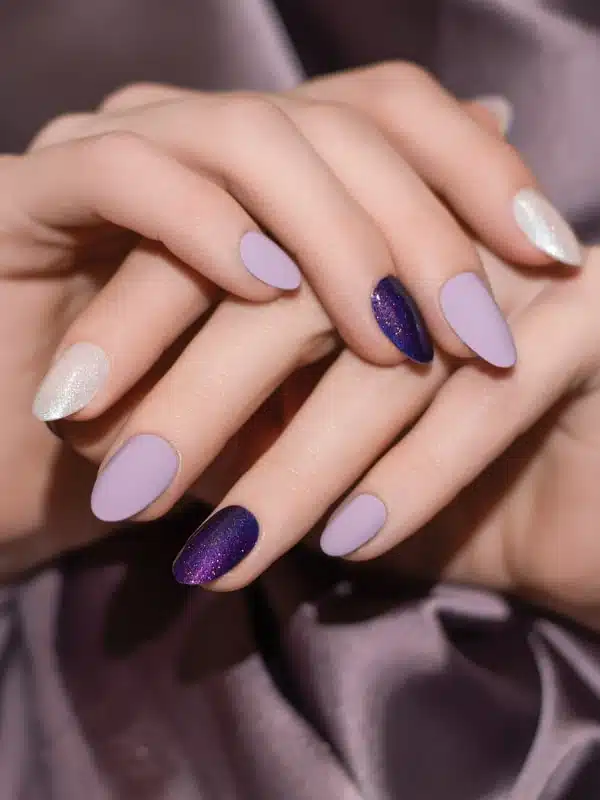 Μωβ Νύχια 50 Σχέδια treis apoxrwseis mwb nyxia min