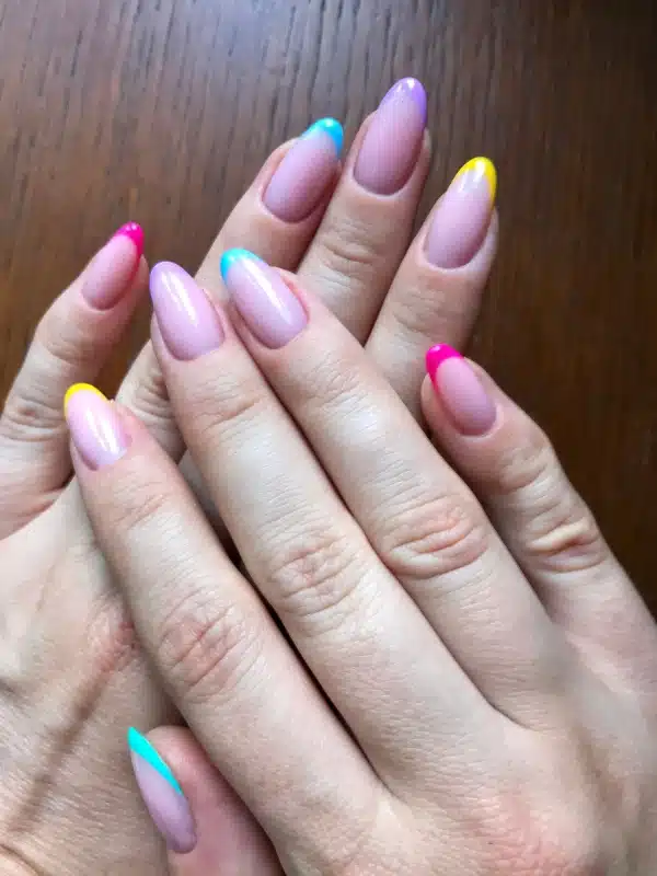 Νύχια Λιλά 20 Σχέδια Lila galliko manicure