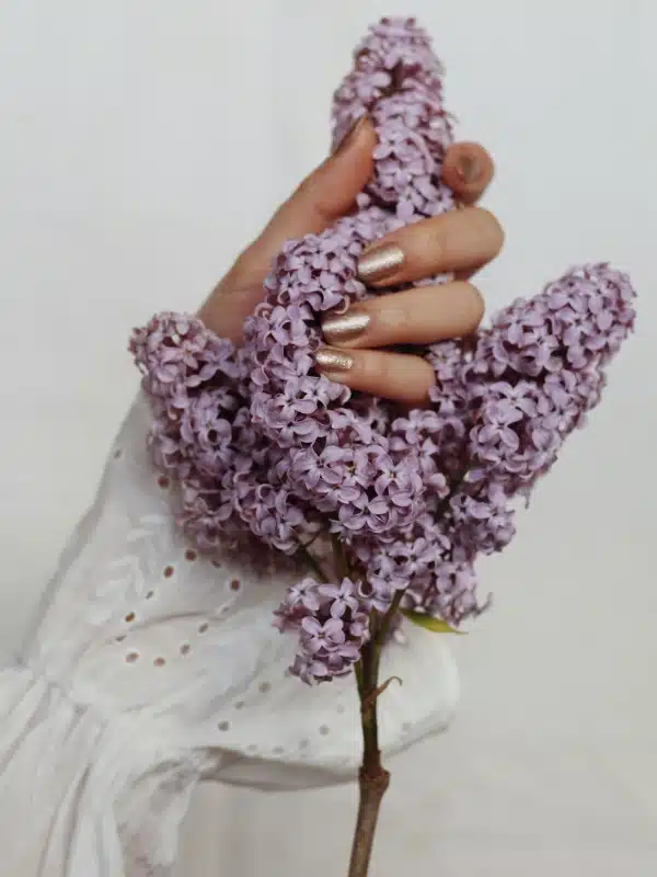 Νύχια Λιλά 20 Σχέδια Lila perle manicure