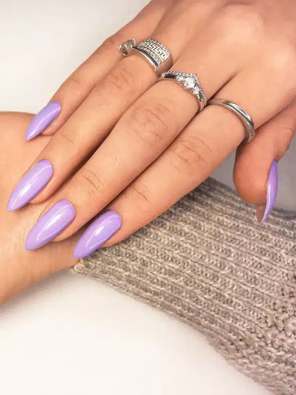 Νύχια Λιλά 20 Σχέδια Nyxia lila mytera