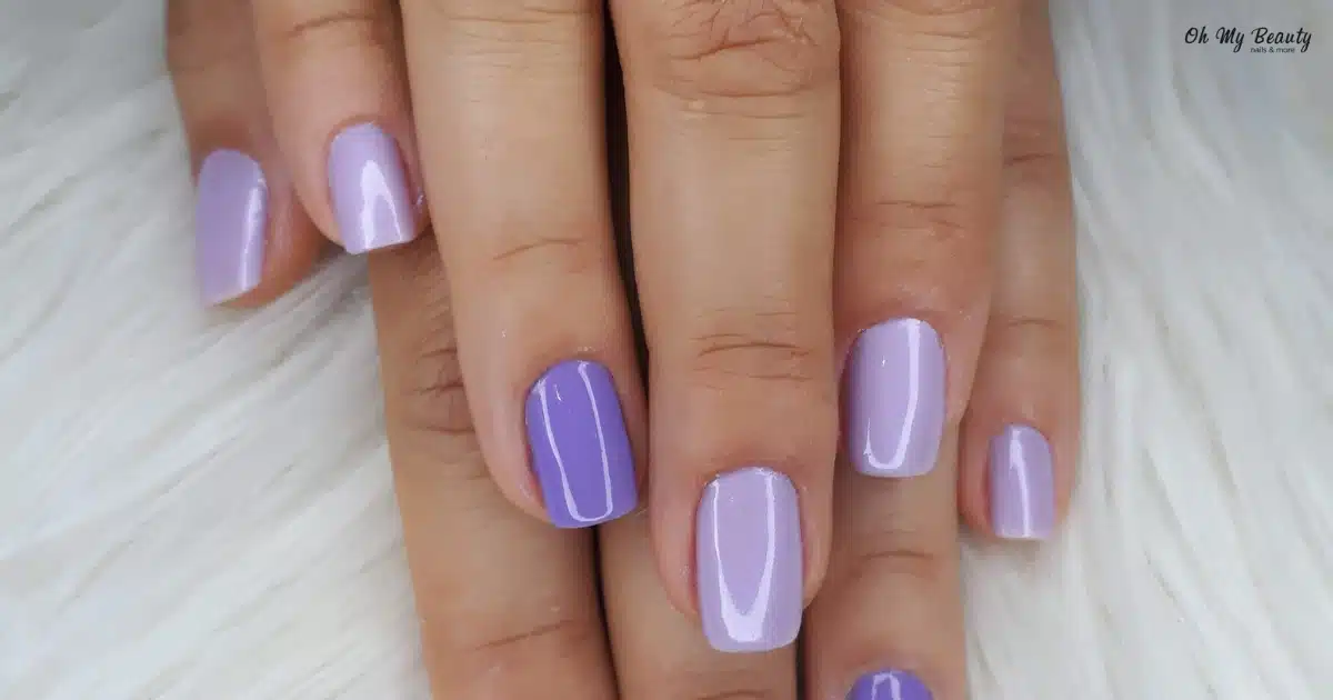 Νύχια Λιλά Σχέδια και Χρώματα